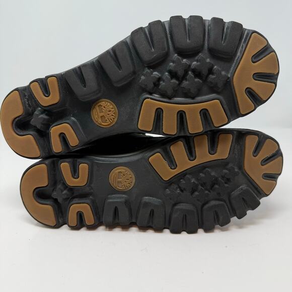 Timberland Hiking Boots Women's 7 Black Suede Leather Hikers Outdoors - Picture 4 of 12